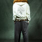 Faux Fur Cross Zip Hoodie
