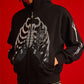 【予約商品】Noremid X Supplier Rhinestone Fire Bones Zip Hoodie【1月下旬お届け】