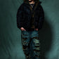 Camouflage Double Layer Baggy Denim