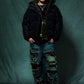 Camouflage Double Layer Baggy Denim