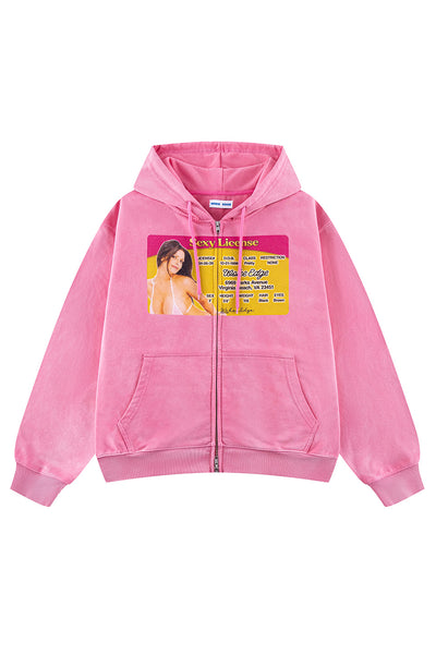 Sexy Licence Zip Hoodie｜WOKE EDGE｜フーディー
