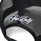 Shiny Cross Rhinestone Mesh Cap