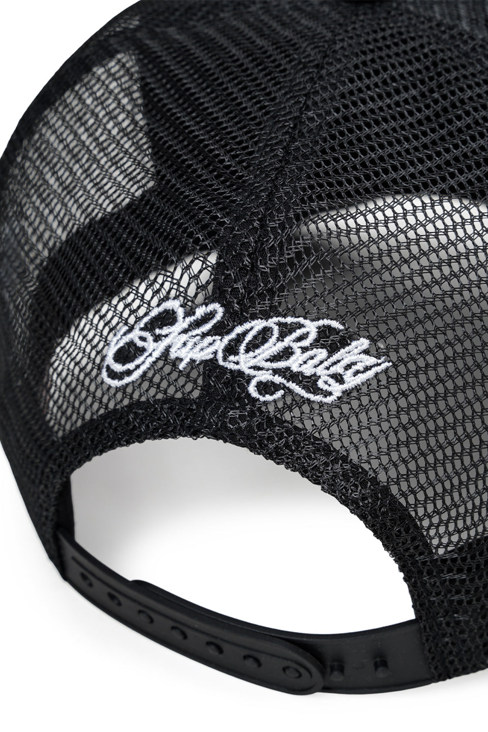 Shiny Cross Rhinestone Mesh Cap