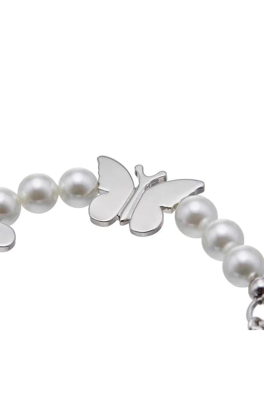 Silky Silver Butterfy Bracelet / Stugazi
