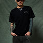 Cross Tee Black & Pink (Slim Silhouette)