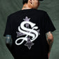 Cross Tee Black & Pink (Slim Silhouette)