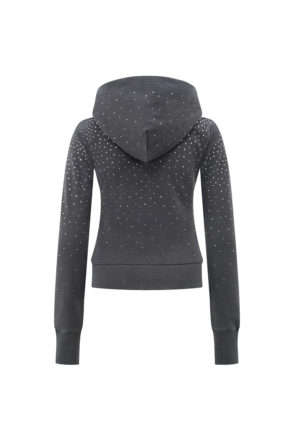 Sparkle Rhinestone Zip Hoodie Women's