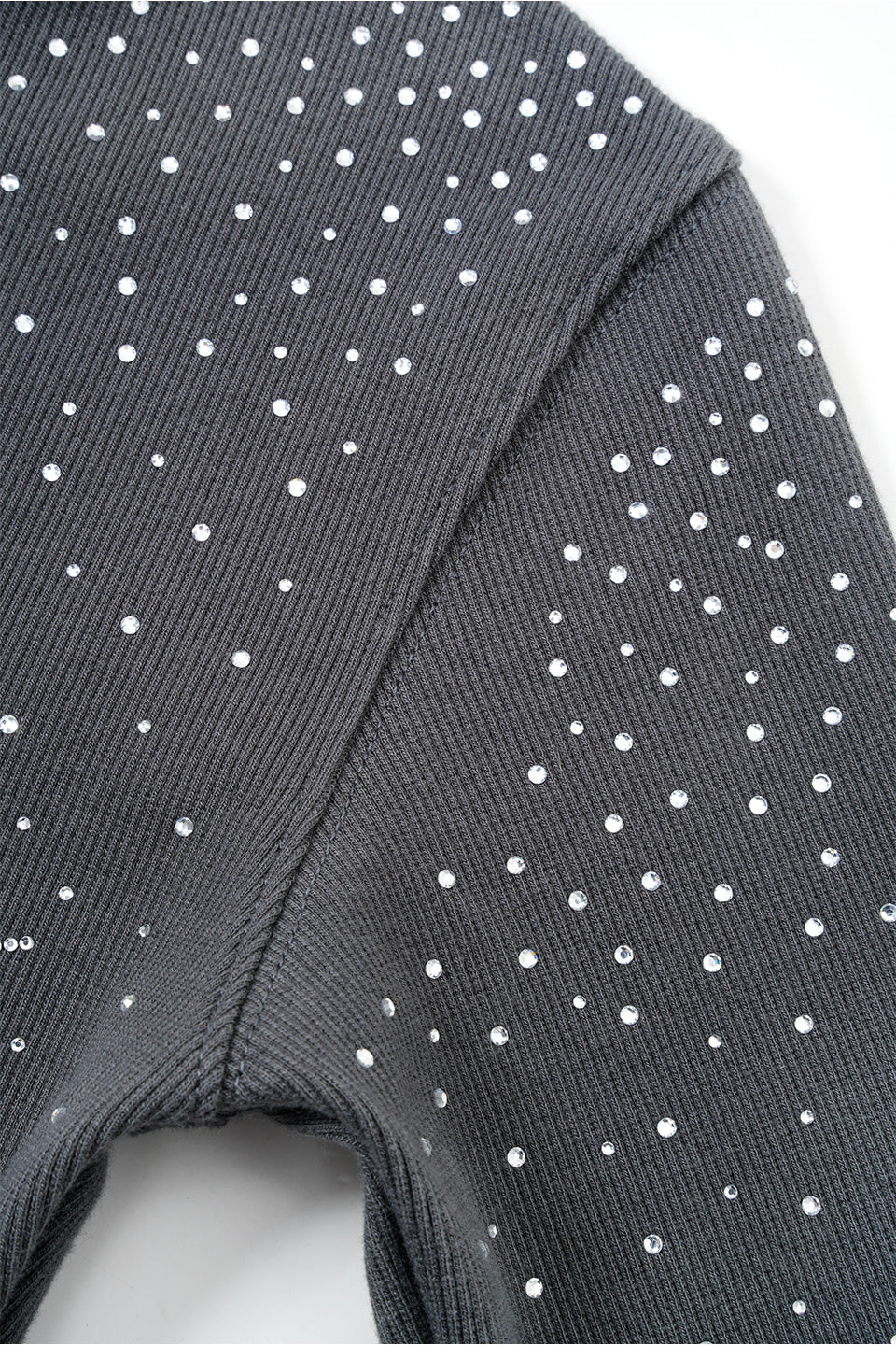 Sparkle Rhinestone Zip Hoodie Women's