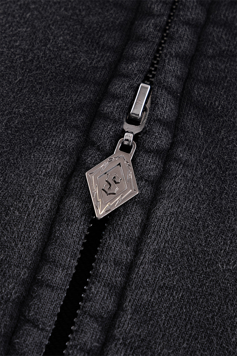 Splash Rhinestone Iron Logo Zip Hoodie｜SUPPLIER｜フーディー