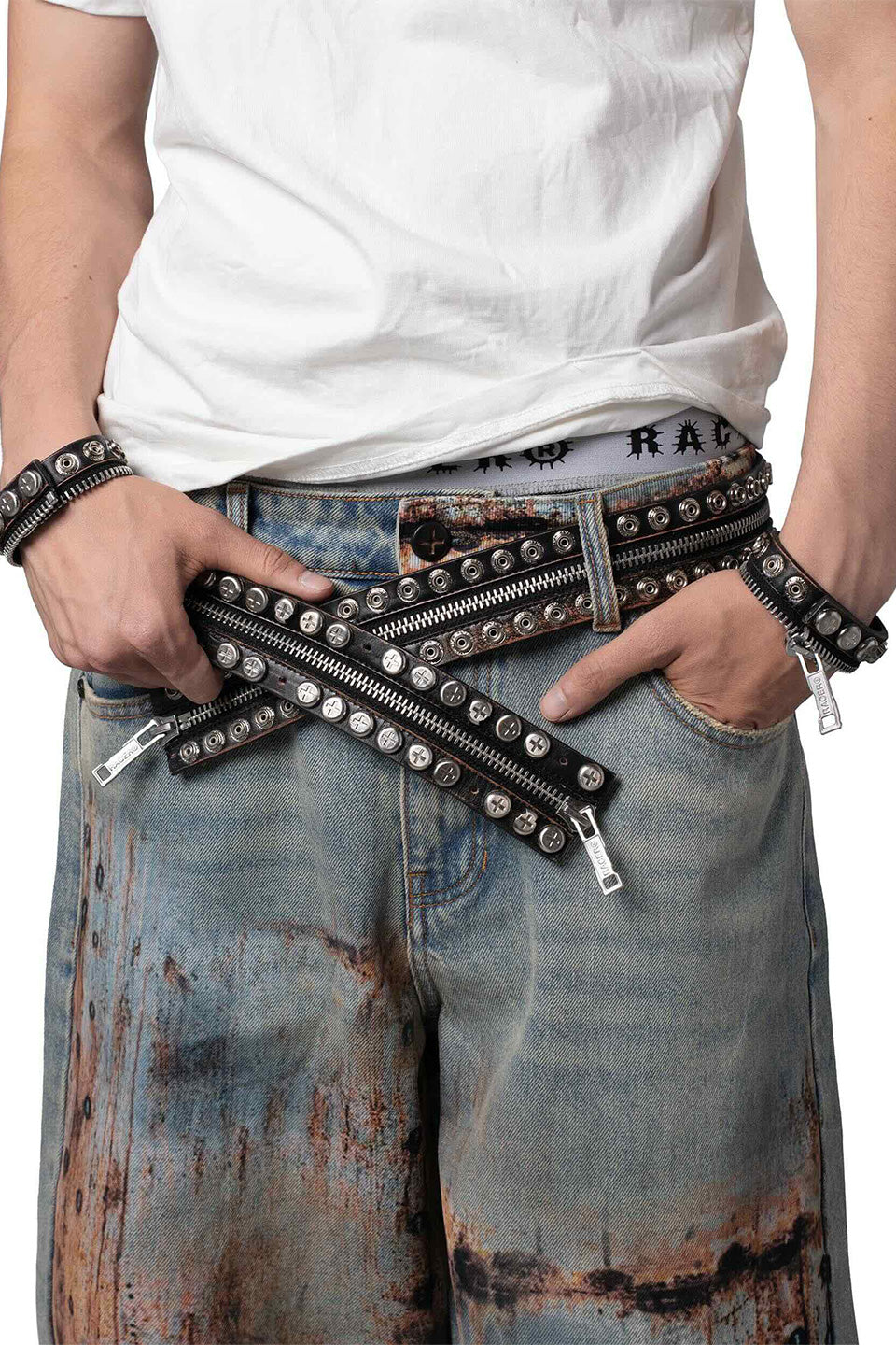 Split Button Belt