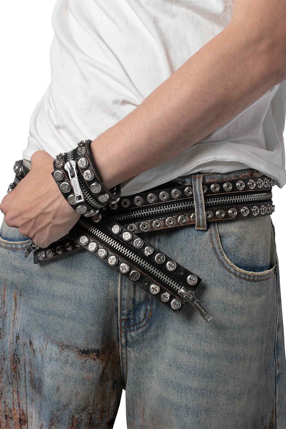 Split Button Belt