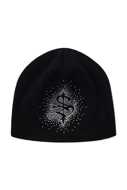 Spray Cross Rhinestone Beanie