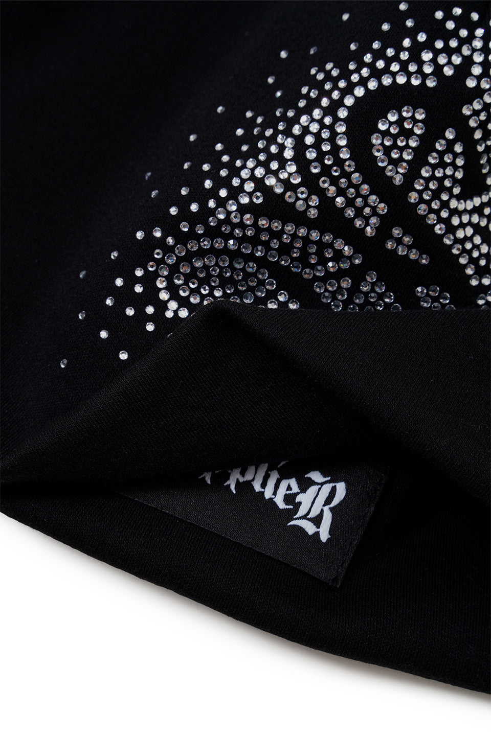 Spray Cross Rhinestone Beanie