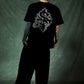 【一部予約販売】Spray Cross Rhinestone Tee