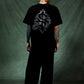 【一部予約販売】Spray Cross Rhinestone Tee