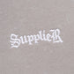 Spray Cross Rhinestone Zip Hoodie