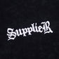 Spray Cross Rhinestone Zip Hoodie