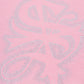 Spray Cross Rhinestone Zip Hoodie