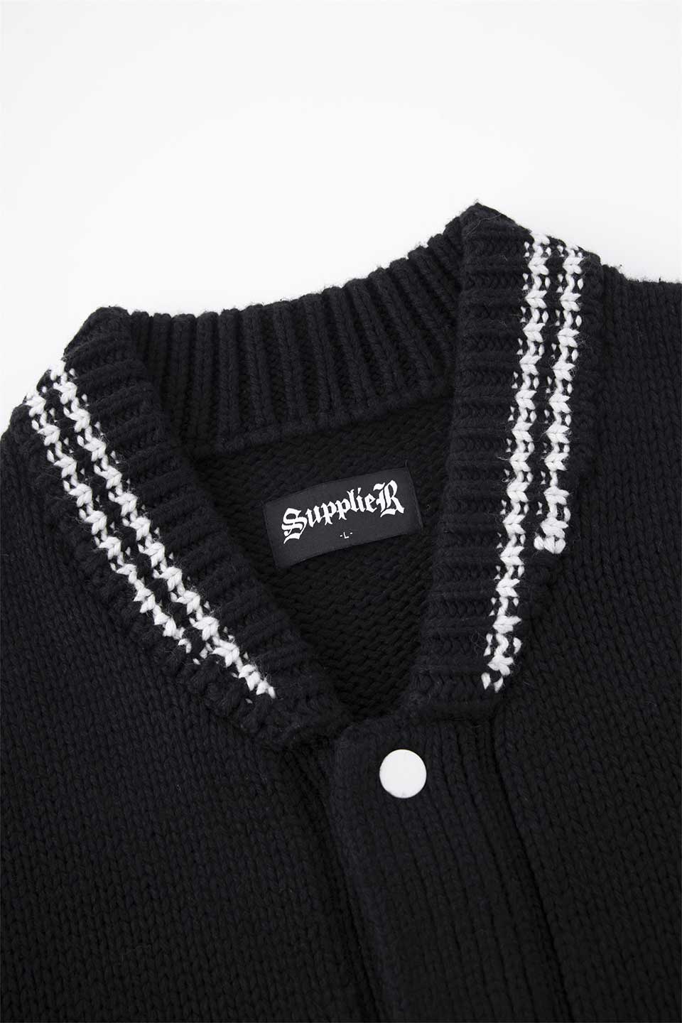 Sr Logo Knit Stadium Jacket