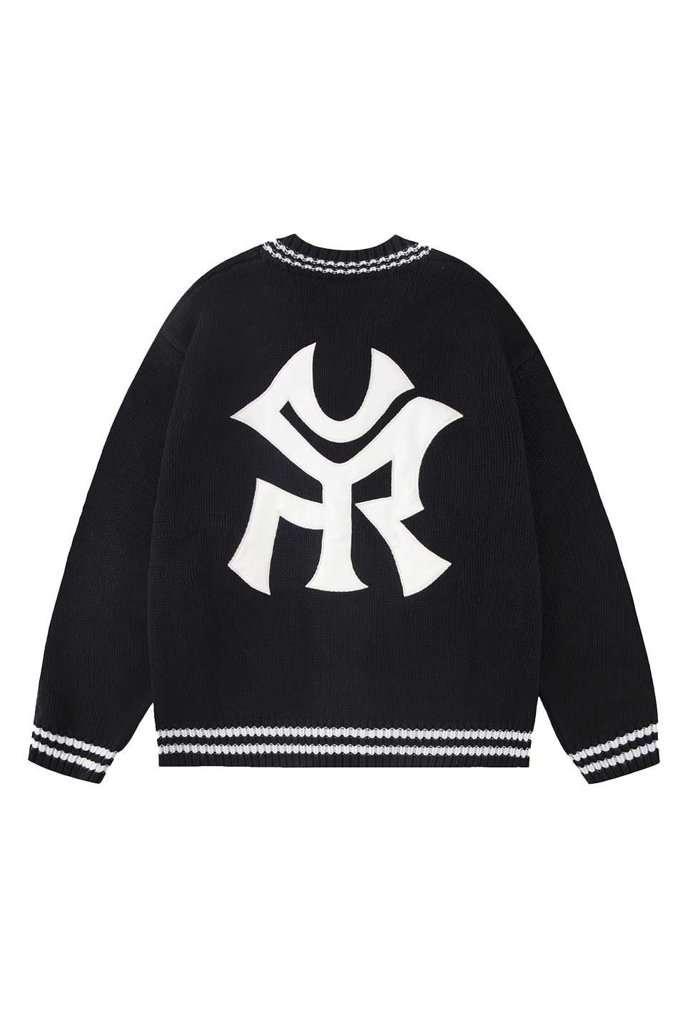 Sr Logo Knit Stadium Jacket