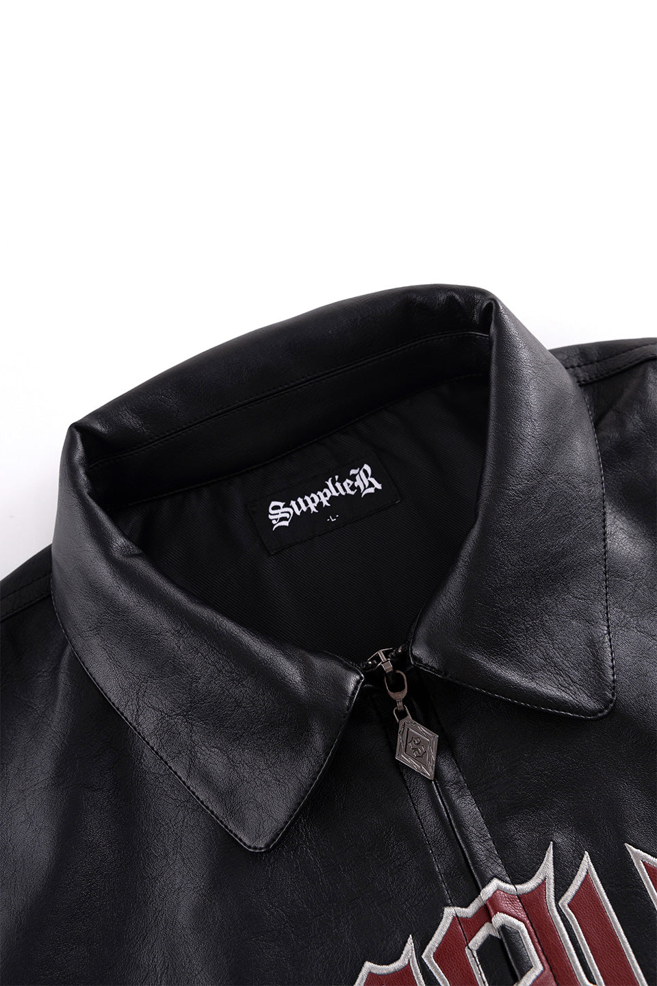 ジャケット・アウター LUSTER FAKE LEATHER JACKET Ameri（アメリ）の「LUSTER SYNTHETIC LEATHER JACKET（テーラード