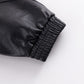Studded Faux Leather Jacket