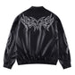 Studded Tribal Faux Leather Jacket