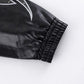 Studded Tribal Faux Leather Jacket