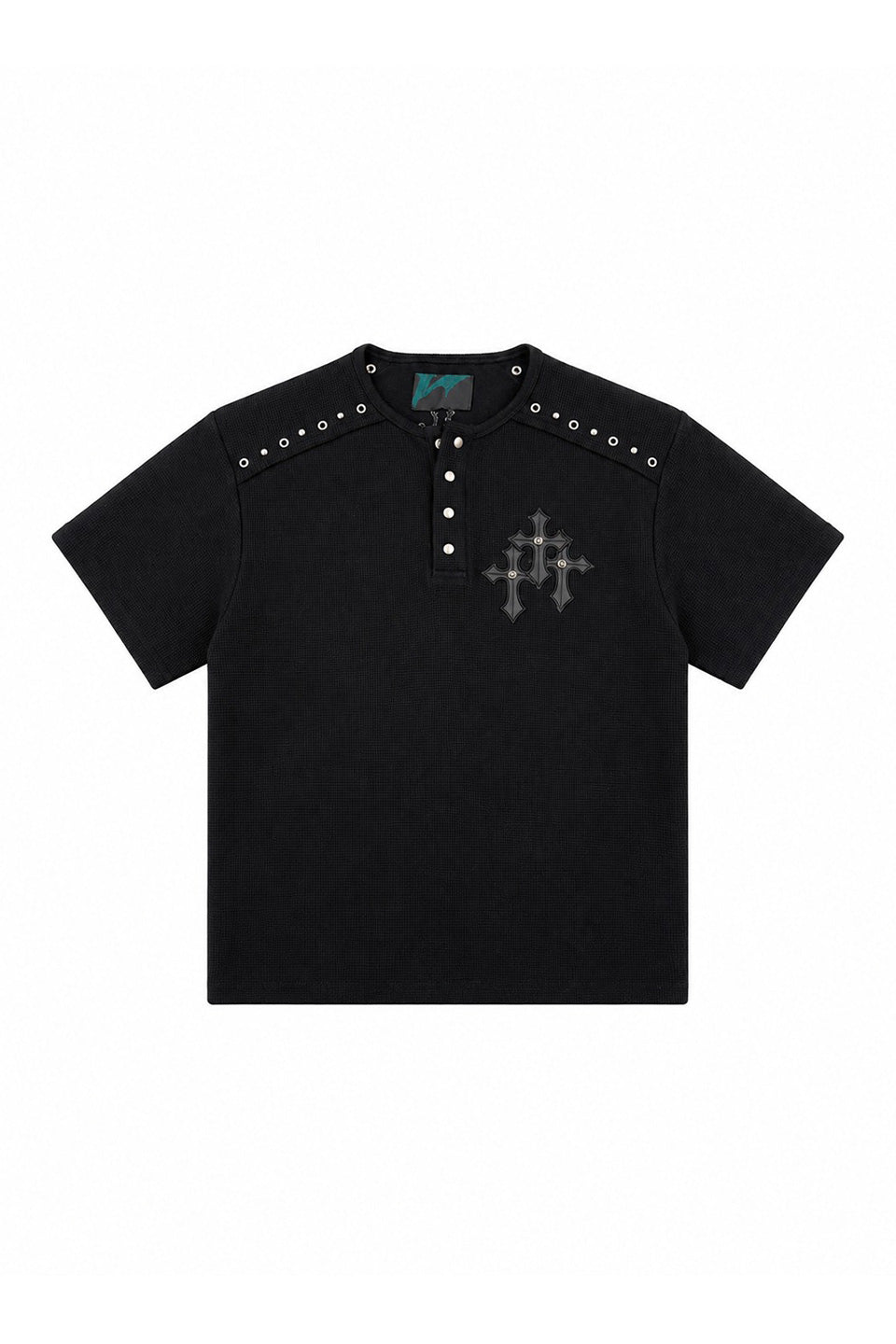 Studs Cross Patch Rib Tee