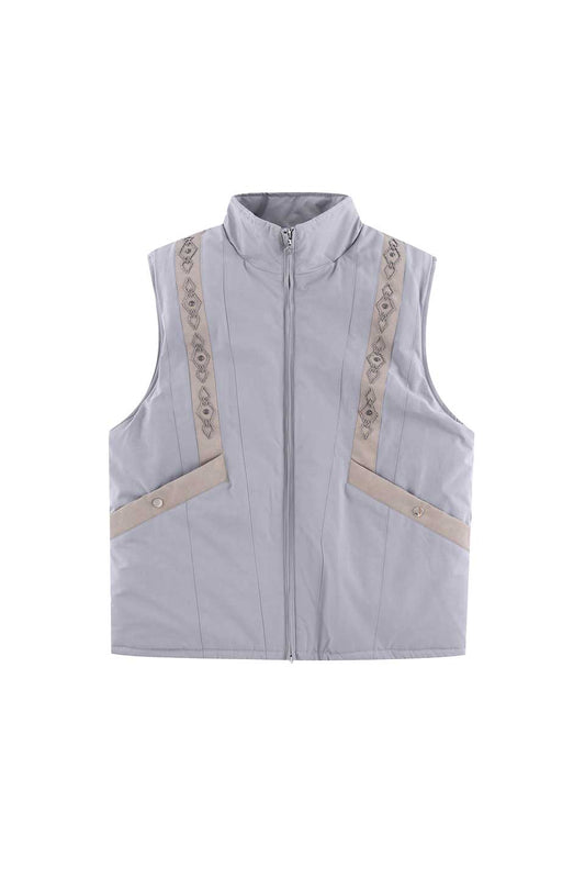 Studs Puffer Vest