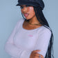 Baby Cross Cropped Mohair Knit Women'S