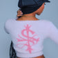Baby Cross Cropped Mohair Knit Women'S