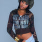Camouflage Not Your Baby Cropped Zip Hoodie Women'S