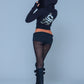 Baby Cross Fur Zip Hoodie - Cropped Fit Women'S