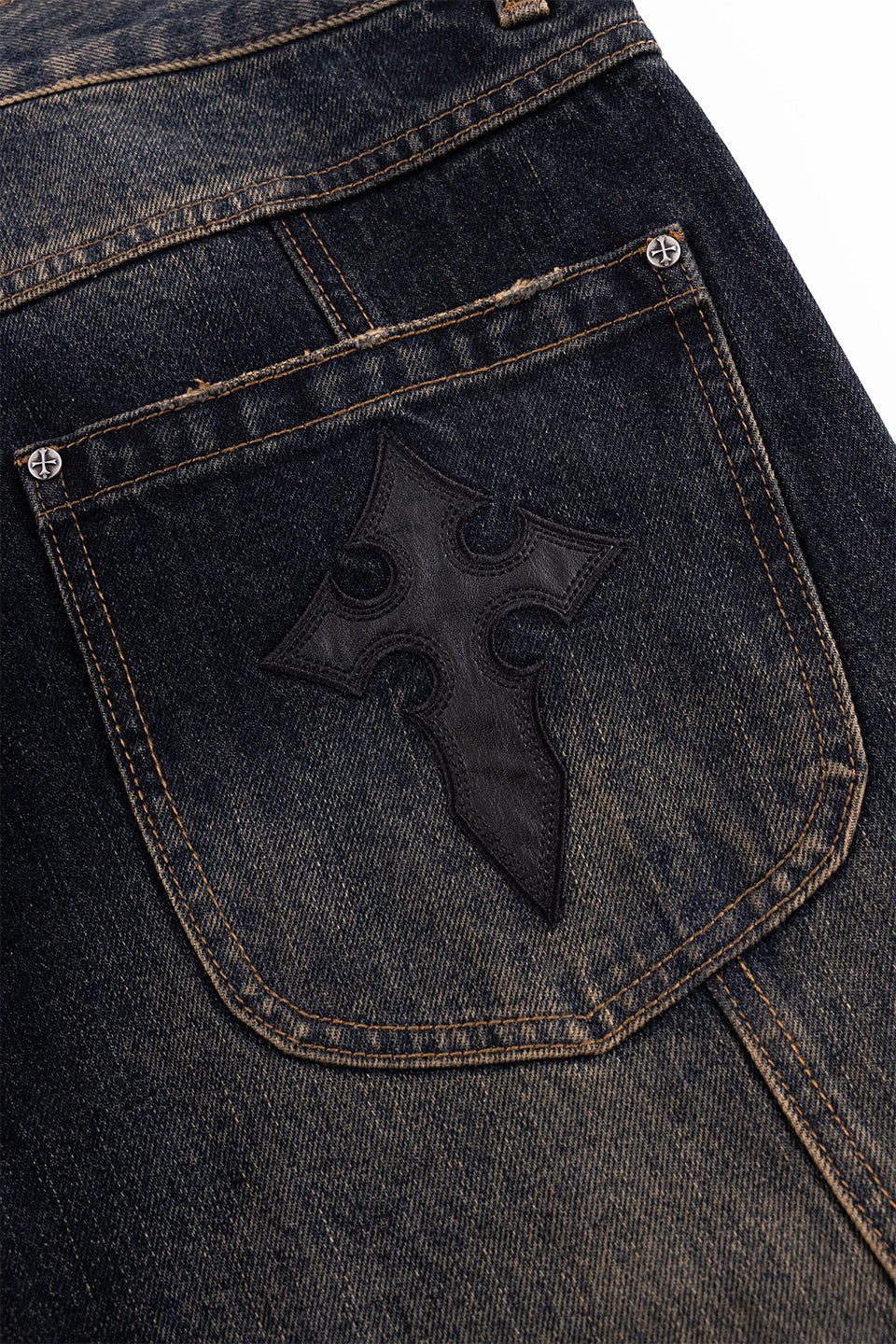 Switching Pierced Baggy Jeans｜SUPPLIER｜デニムパンツ