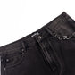 Switching Pierced Baggy Jeans
