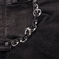 Switching Pierced Baggy Jeans