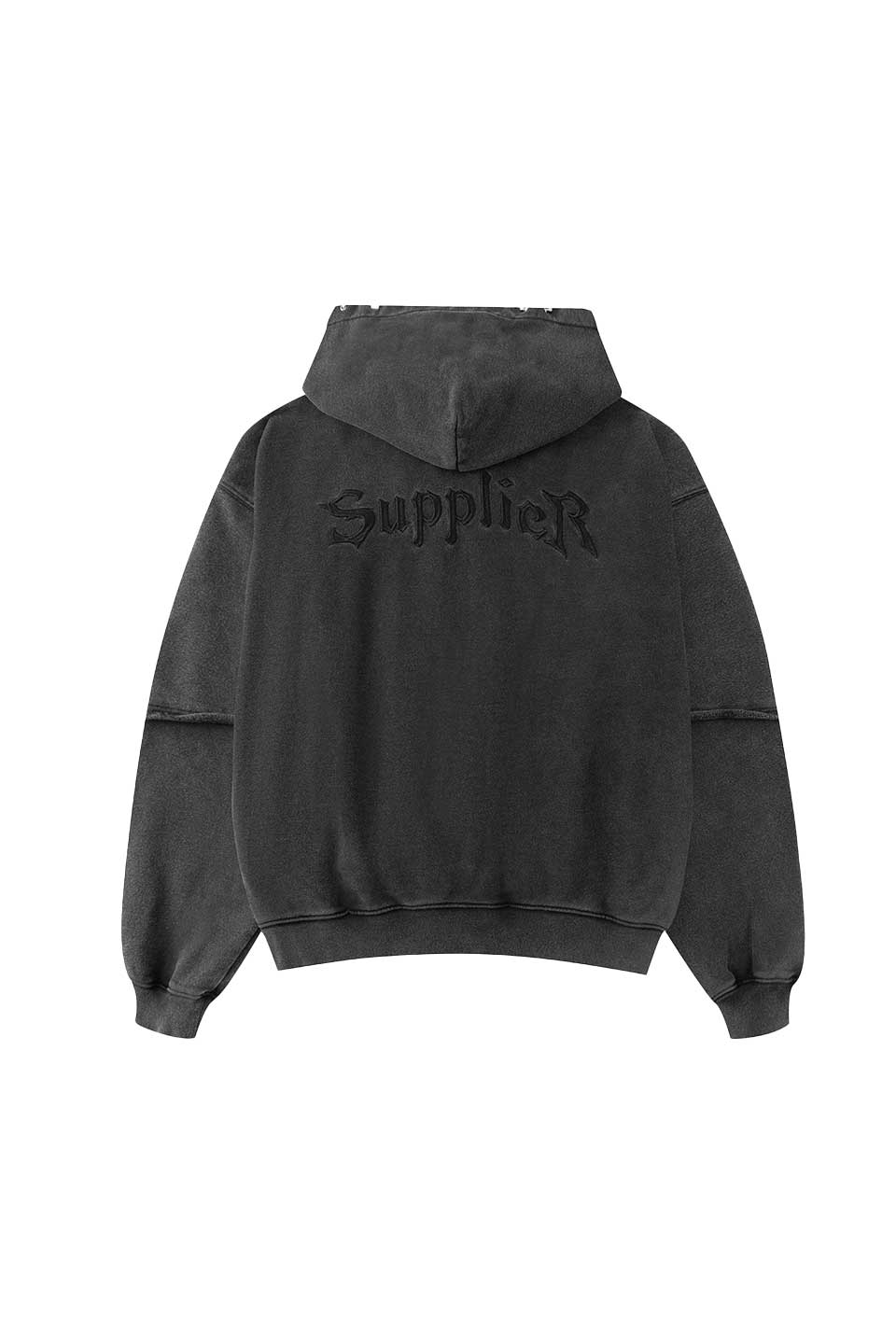 Switching Pierced Zip Hoodie