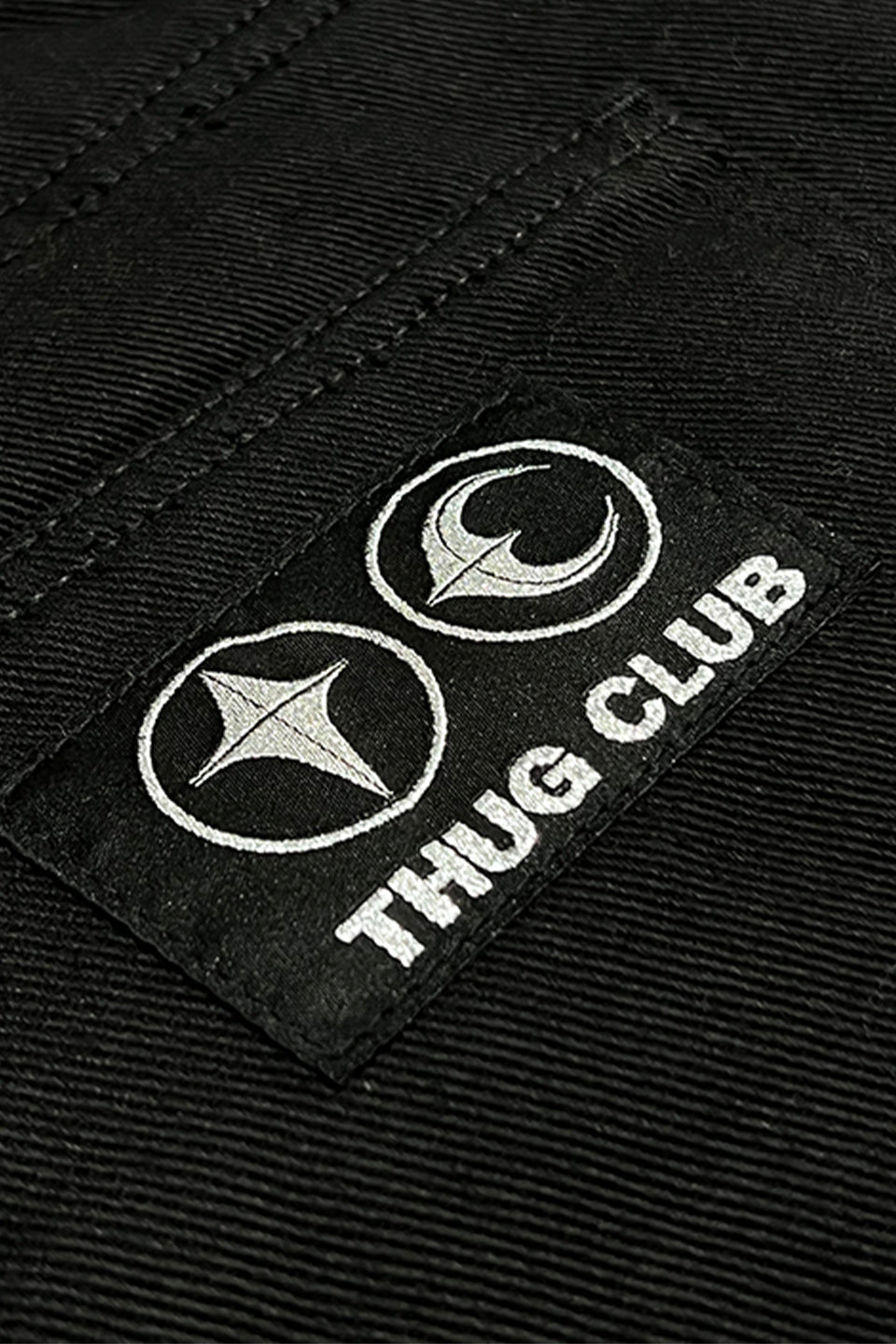 Tc Leather Washing Denim Pants
