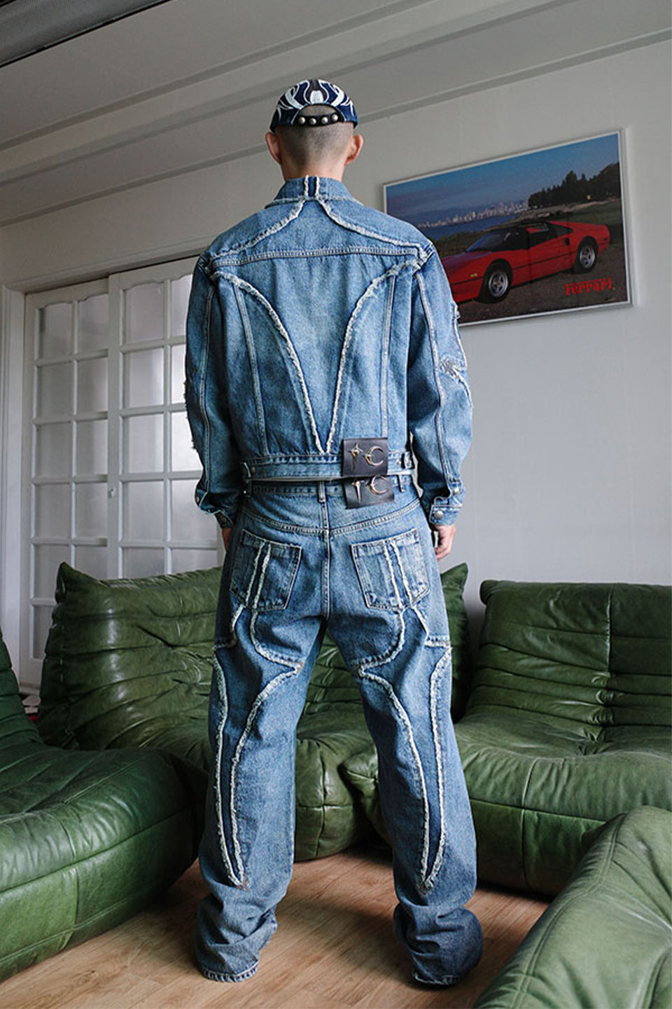 Tribal Denim Pants