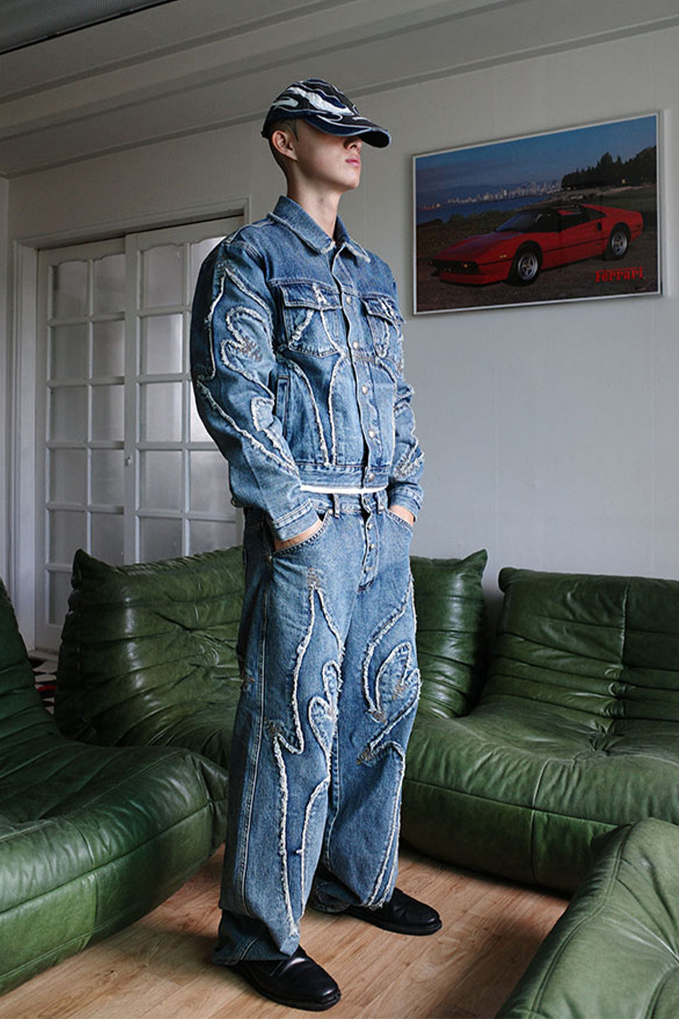 Tribal Denim Pants