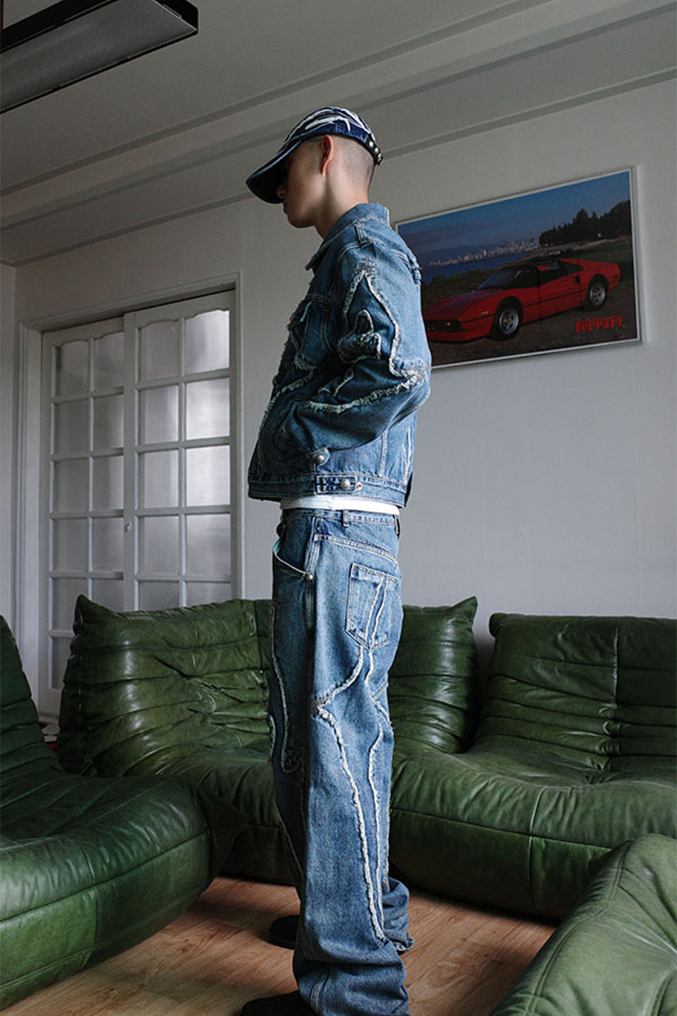 Tribal Denim Pants
