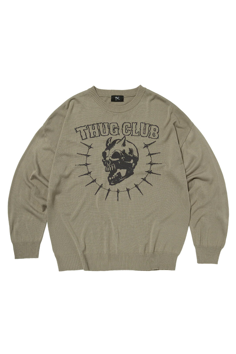 Tc Riding Skull Knit Sweater