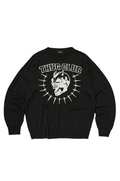 Tc Riding Skull Knit Sweater｜Thug Club｜ニット