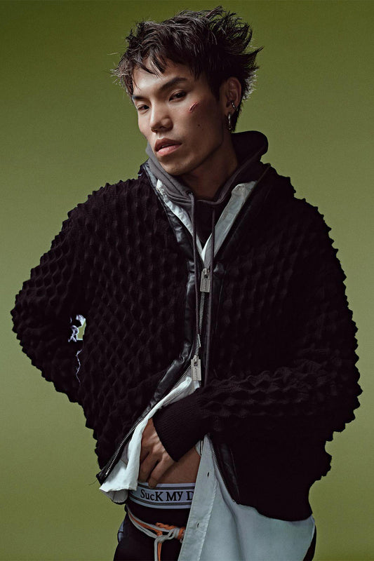 Thorn Knit Zip Hoodie