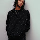 Tiny Cross Glitter Pullover Hoodie