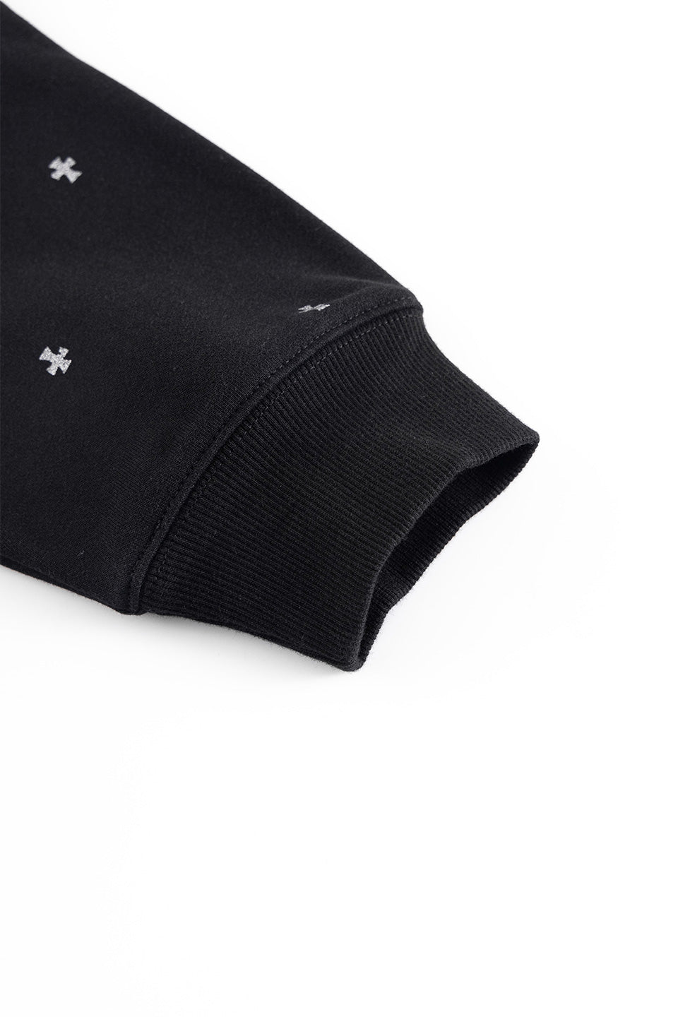 Tiny Cross Glitter Pullover Hoodie