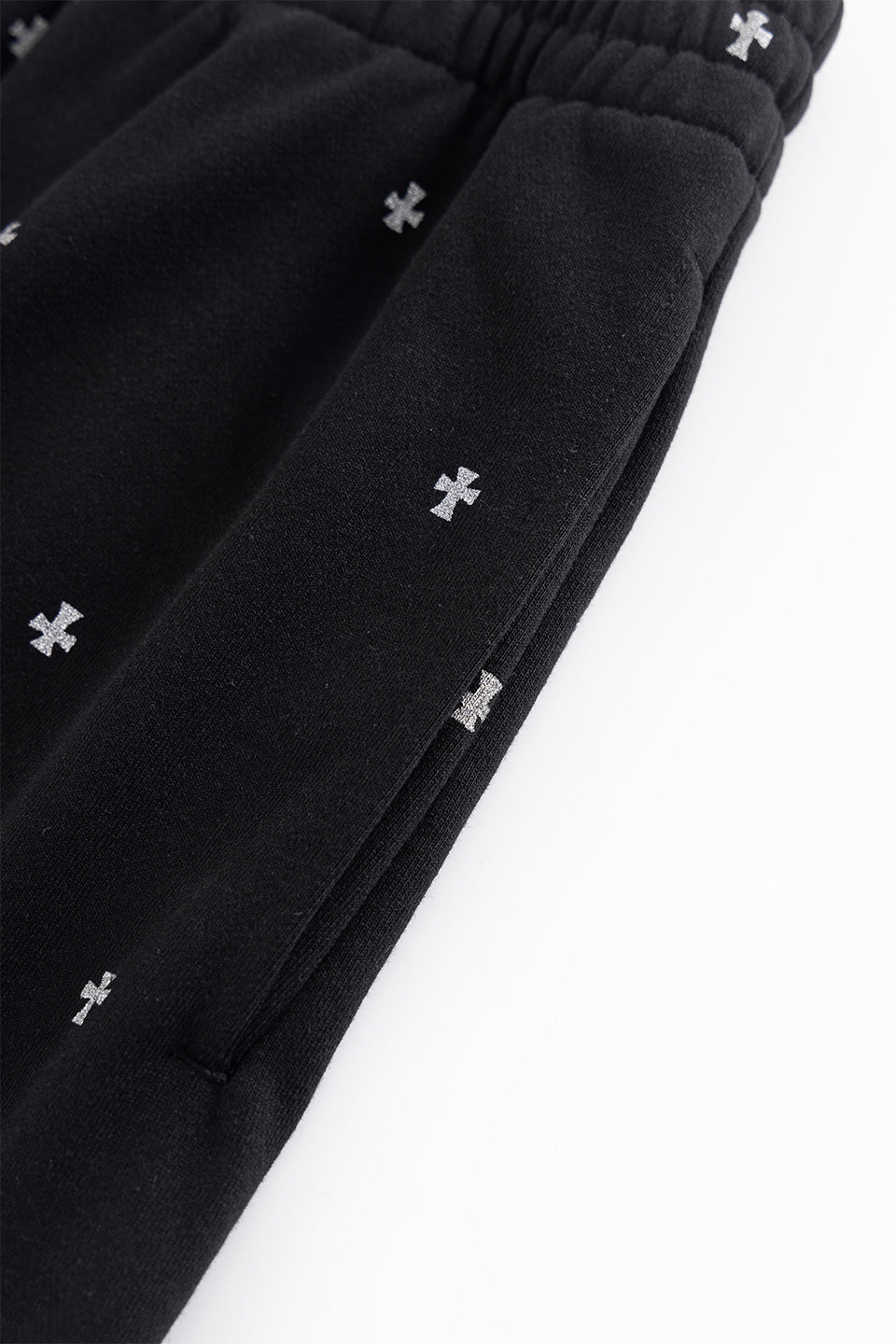 Tiny Cross Glitter Sweat Pants