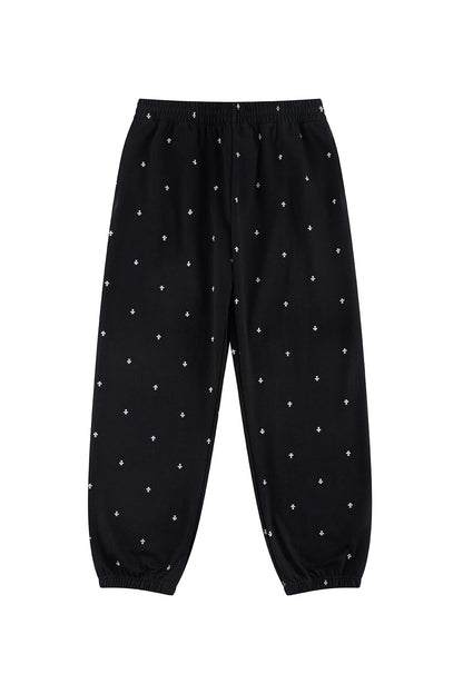 Tiny Cross Glitter Sweat Pants