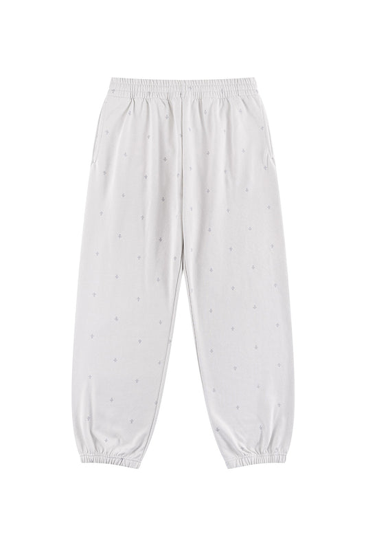 Tiny Cross Glitter Sweat Pants